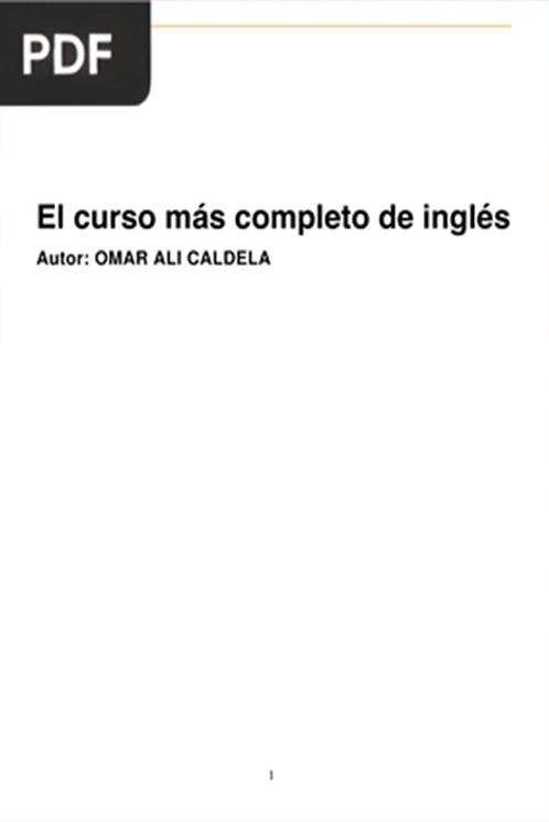 El curso más completo de inglés
